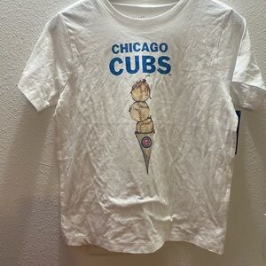 Chicago Cubs Kids  XL (14) White T-Shirt NWT